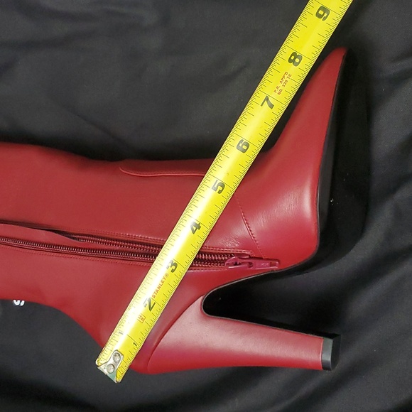 Saint Laurent Boots Oyum red - Picture 6 of 9